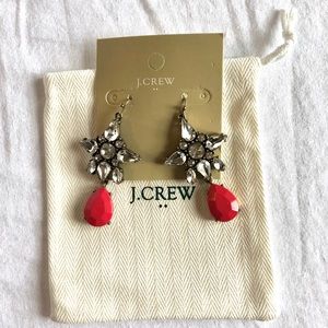 JCrew Pink Ball Drop Earrings